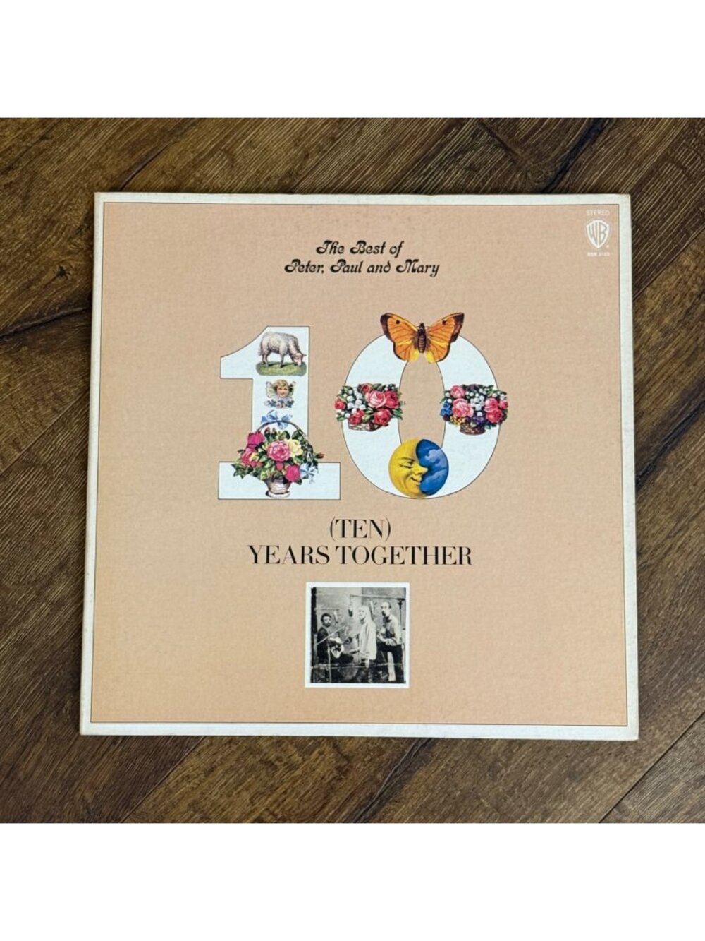"The Best of Peter, Paul and Mary: Ten Years Together" Vinyl LP 1970 BSK 3105